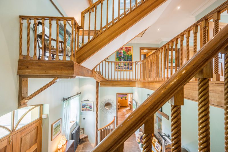 Handmade Central Staircase- click for photo gallery